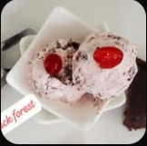 Black forest ice cream